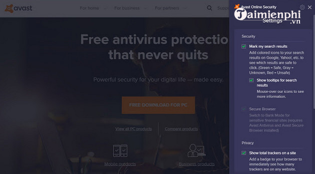 avast online security for mac