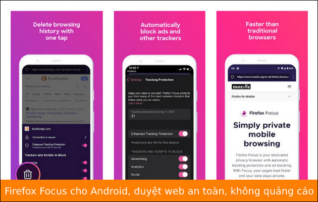 tai firefox focus cho android