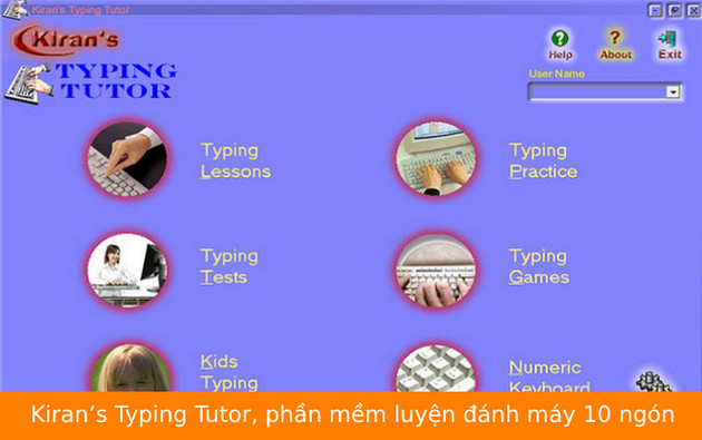 kiran typing tutor online