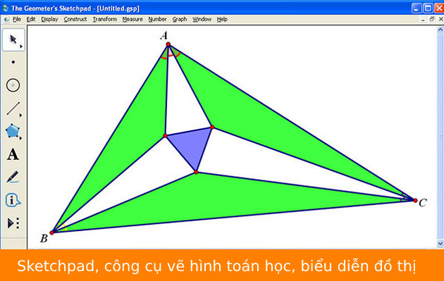 Geometer\'s Sketchpad là một trong những phần mềm hỗ trợ hình học đơn giản nhất và hiệu quả nhất. Với nhiều công cụ và tính năng đặc biệt, phần mềm này sẽ giúp bạn dễ dàng tạo ra những hình vẽ đẹp và chính xác nhất. Hãy tìm hiểu thêm về ứng dụng này để nâng cao kĩ năng và kiến thức của mình trong lĩnh vực hình học.