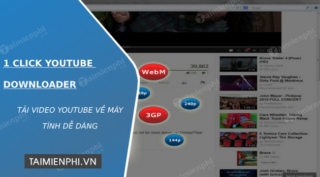 1 click youtube downloader