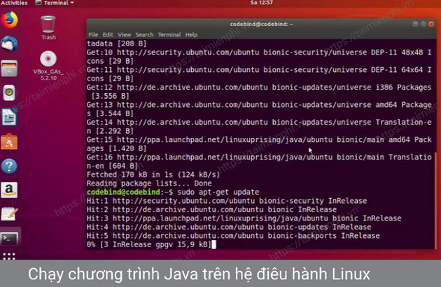 java for linux