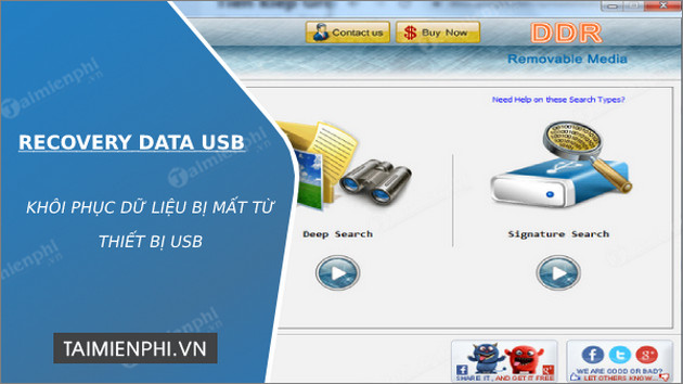 recovery data usb