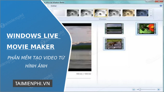 tai windows live movie maker