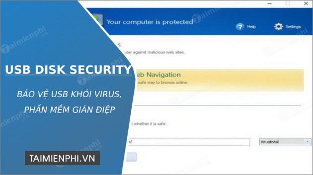 Download USB Disk Security 6.9 - Bảo vệ USB khỏi virus, phần mềm gián