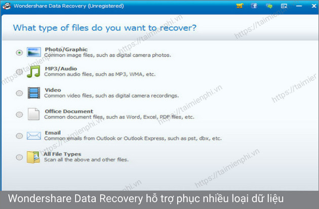 wondershare data recovery