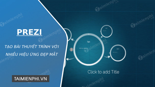 Download Prezi 6.26.0 - Tạo bài thuyết trình với nhiều hiệu ứng đẹp mắ