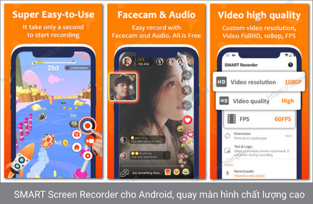 smart screen recorder cho android