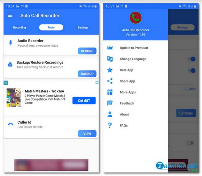 Download Automatic Call Recorder cho Android - Ứng dụng tự động ghi âm