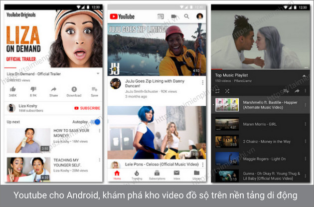 youtube cho android