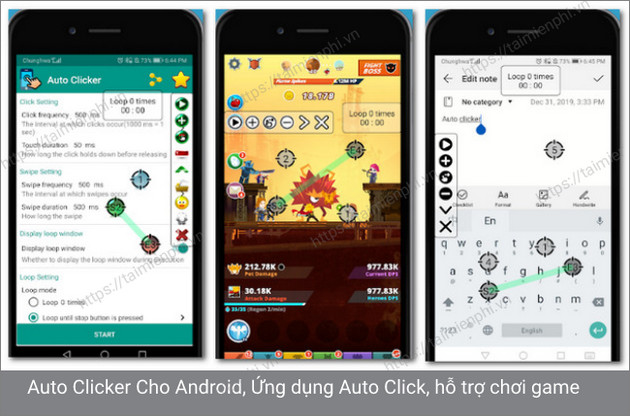 Download Auto Clicker Cho Android Cho Android - Ứng Dụng Auto Click, H