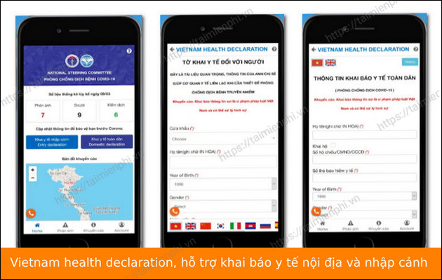 download vietnam health declaration
