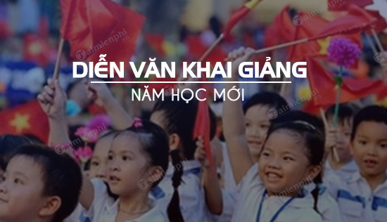 dien van khai giang nam hoc moi