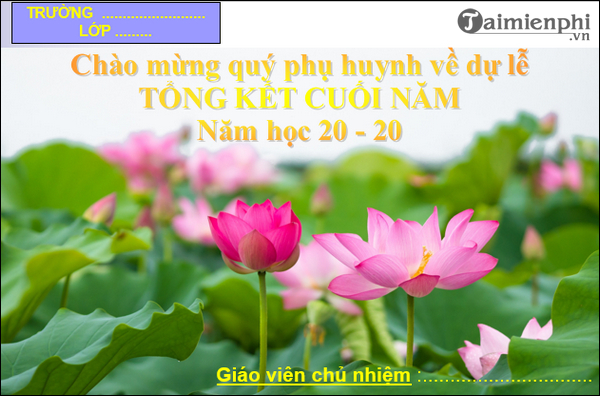 Powerpoint hop phu huynh cuoi nam THCS