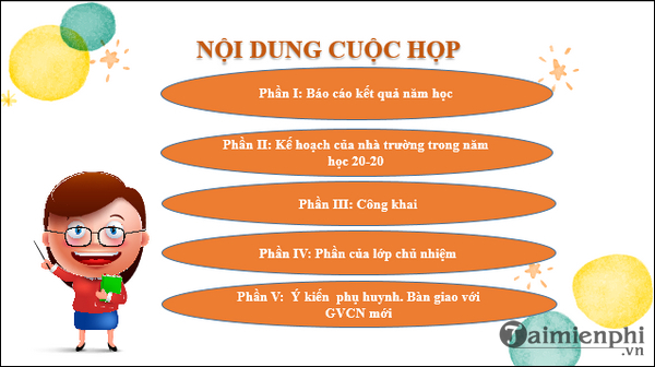 Download mau PowerPoint hop phu huynh