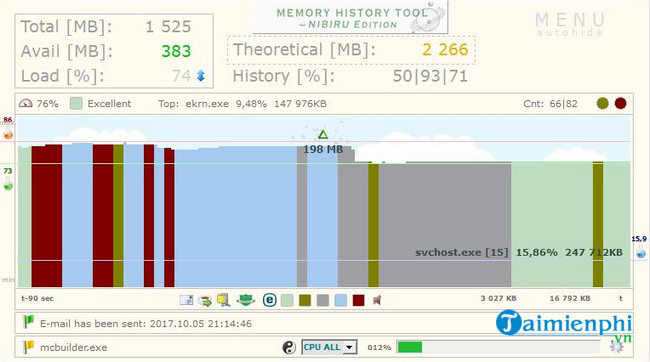 memory history tool