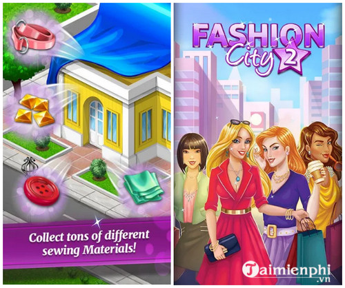 Download Fashion City Cho Android - Game quản lý cửa hàng thời trang c