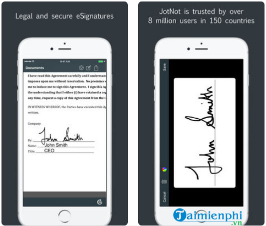 jotnot signature