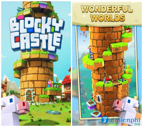 blocky castle