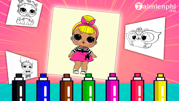 Download Coloring Book Dolls Cho Android - Game Tô Màu Búp Bê Cho Bé -