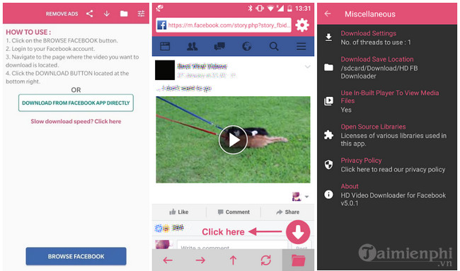 hd video download for facebook