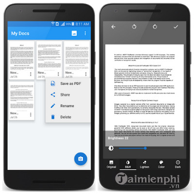 Docscanner Sample Tải Doc Scanner, ứng dụng scan tài liệu cho Android -taimienphi.vn