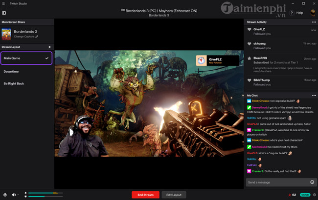 twitch studio