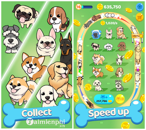 Download Merge Dogs Cho PC - Game mô phỏng nuôi chó trên di động -taim