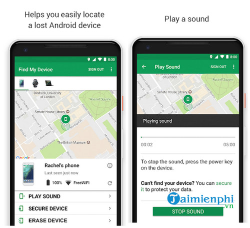 tải Google Find My Device cho Android