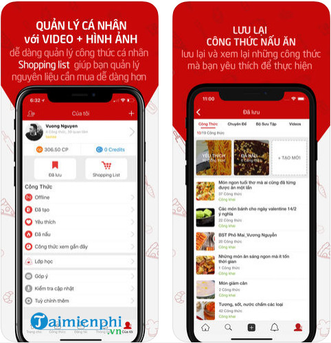Tải Cooky, ứng dụng nấu ăn cho Android, iPhone -taimienphi.vn