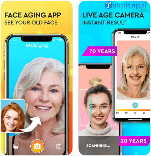 Tải Face Aging App, Ứng Dụng Biến Già Thành Trẻ Cho Iphone, Ios -Taimi