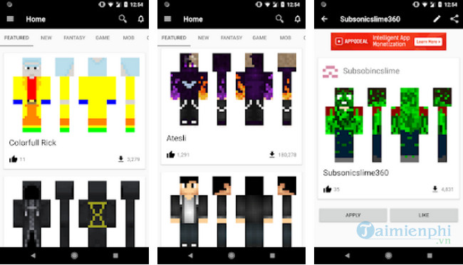 skins for minecraft pe