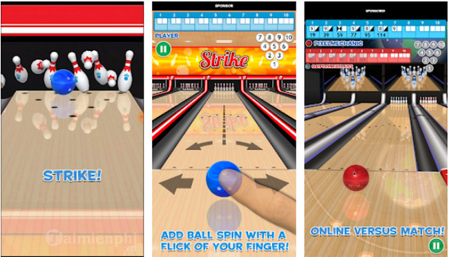 strike ten pin bowling
