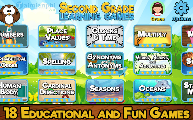 second grade learning games