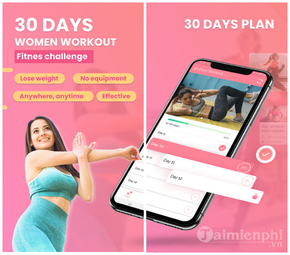 30 days women workout