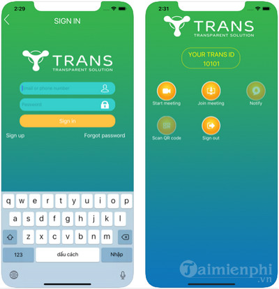 trans cho android