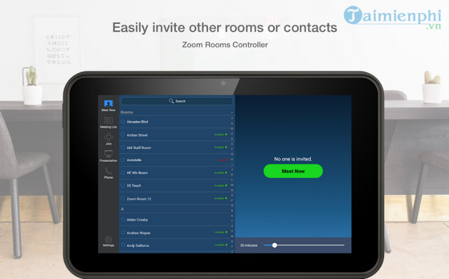 zoom rooms