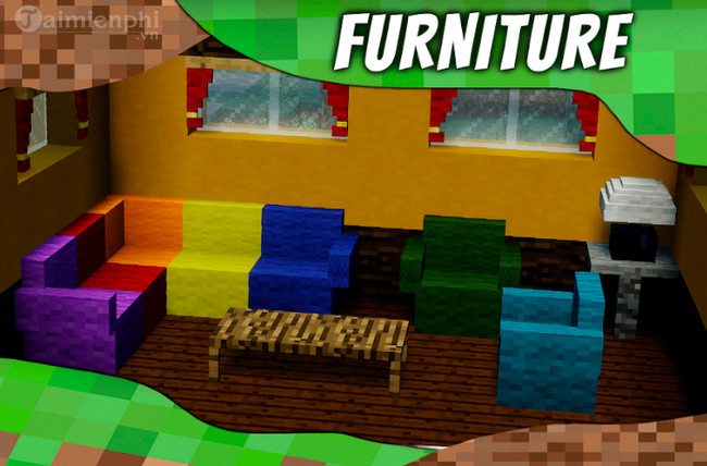 mod furniture for minecraft pe