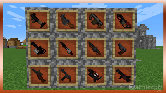 guns and weapons mod for mcpe