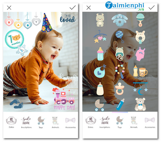 Baby Photo Editor cho Android: Hãy tạo cho con bạn những kỉ niệm đầy lãng mạn và độc đáo bằng những bức ảnh đáng yêu. Với ứng dụng Baby Photo Editor cho Android của chúng tôi, bạn có thể tạo ra những bức ảnh tuyệt đẹp cho con yêu của bạn trong tích tắc. Bạn sẽ không còn phải lo lắng về việc tìm một ứng dụng tốt để chỉnh sửa ảnh cho trẻ nhỏ.