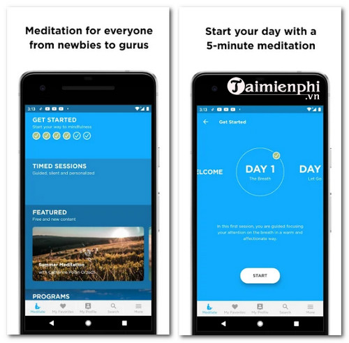the mindfulness app
