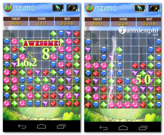 Tải Jewels Pop Cho Android, Game Xếp Kim Cương -Taimienphi.Vn
