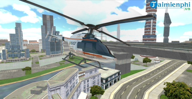 police helicopter pilot 3d