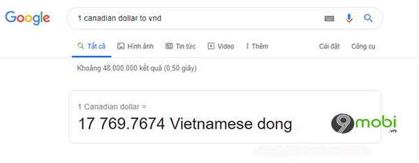 1 do la canada bang bao nhieu tien viet nam 2