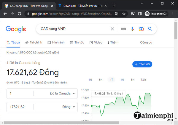 cad to vnd