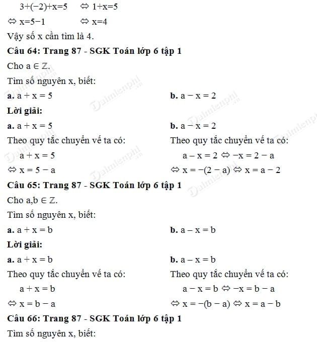 giai toan lop 6 quy tac chuyen ve