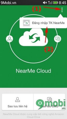 Đăng ký Nearme Cloud, tạo tài khoản Nearme trên Oppo