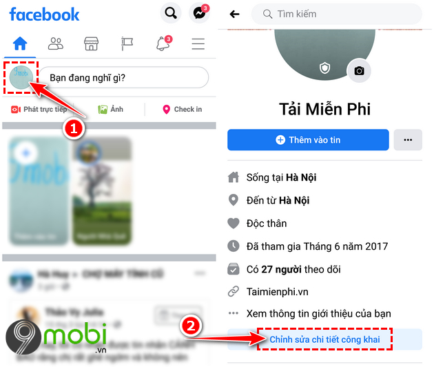 xem minh dang theo doi ai tren facebook