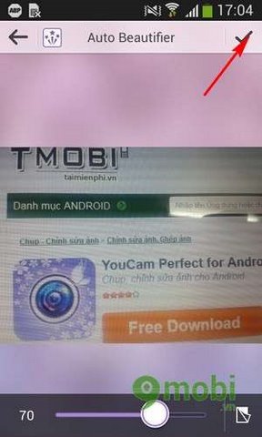 Tạo ảnh đen trắng với YouCam Perfect trên Android