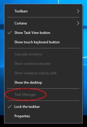 how to fix task manager is disabled or grayed out on windows 10 2